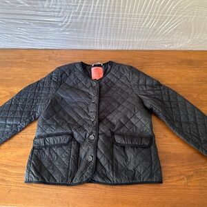 J.Crew Quilted Black Lady Jacket